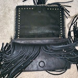 Macy's Bags - ROCKSTAR STUDDED FRING STATEMENT SHOULDER BAG Macy's Bags - ROCKSTAR STUDDED FRING STATEMENT SHOULDER BAG